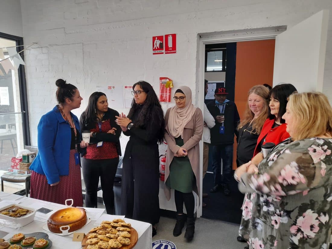 Staff at our Footscray office bake off event.